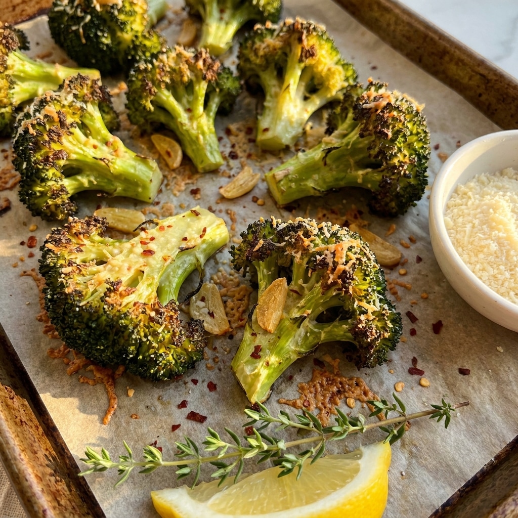 Garlic-Parmesan Roasted Broccoli