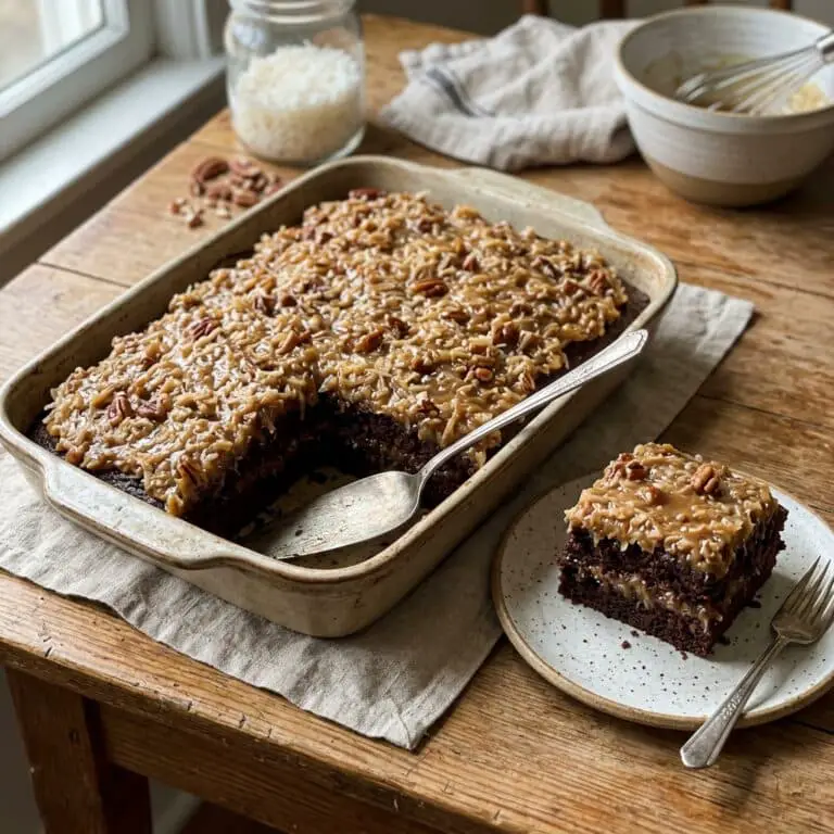 German Chocolate Sheet Cake