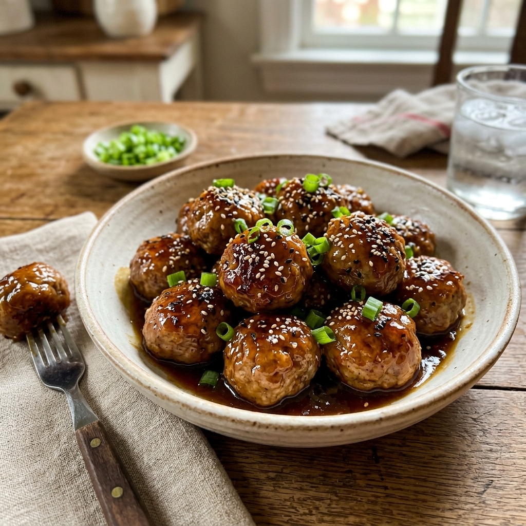 Honey Garlic Meatballs
