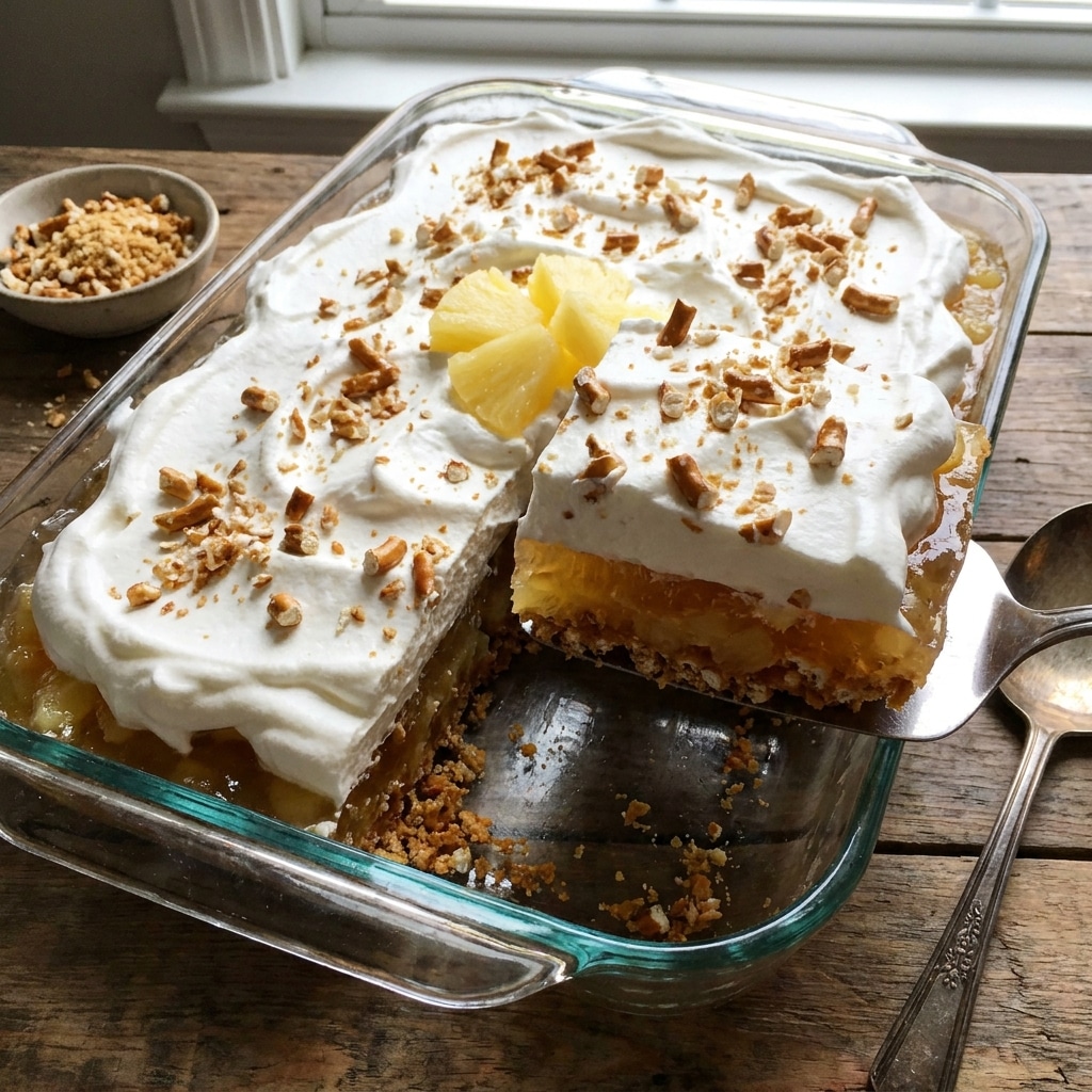 Pineapple Pretzel Salad