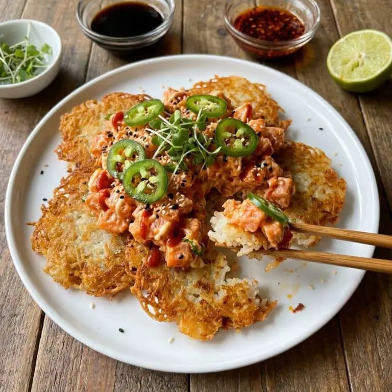 Spicy Salmon Crispy Rice