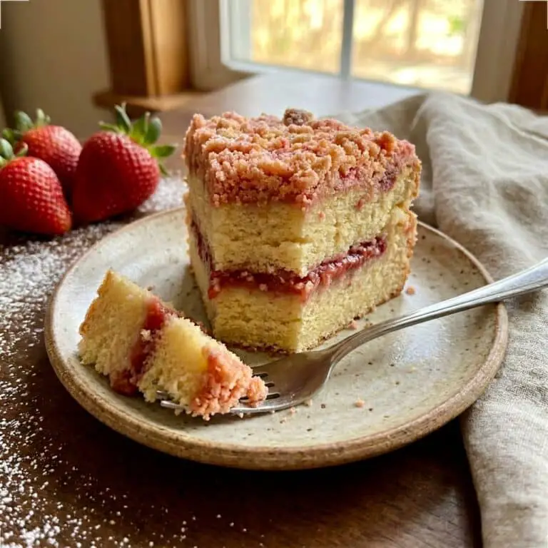 Strawberry Crunch Cake Recipe