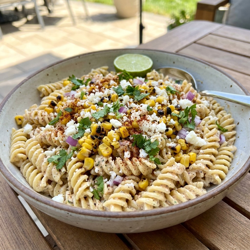 Tasty Mexican Street Corn Pasta Salad