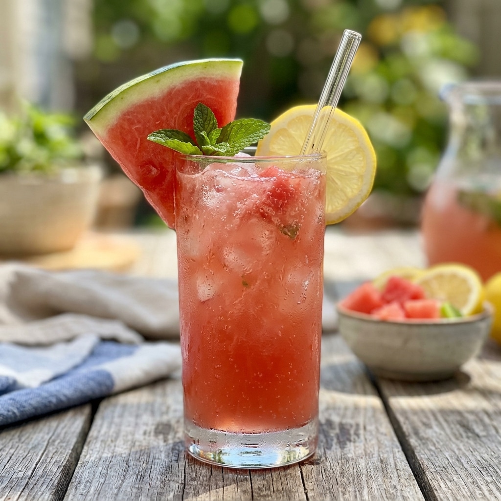 Homemade Watermelon Lemonade