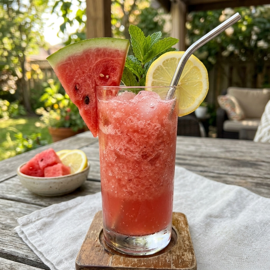 Homemade Watermelon Lemonade