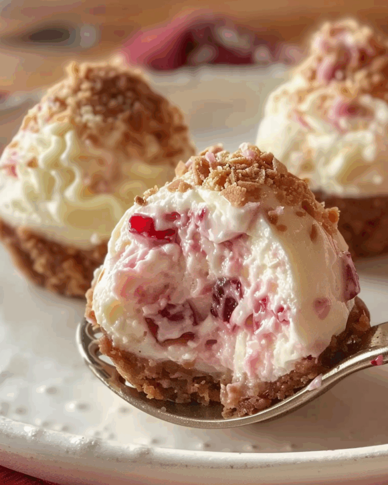 Twice-Baked Rhubarb Cheesecake