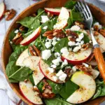 Apple Feta Spinach Salad