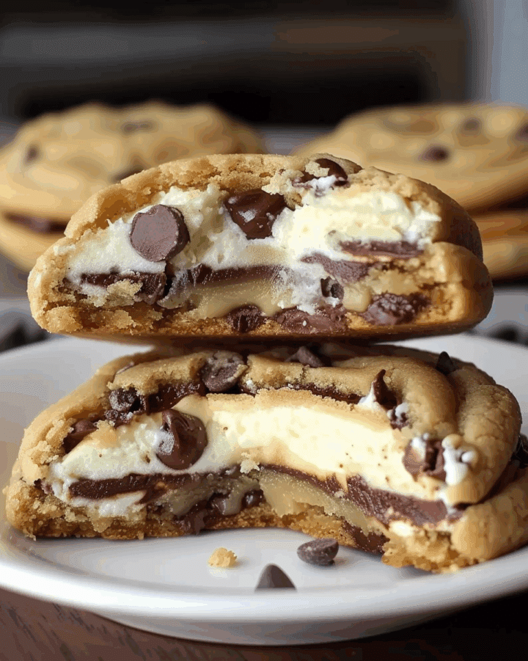 Cheesecake Stuffed Chocolate Chip Cookies