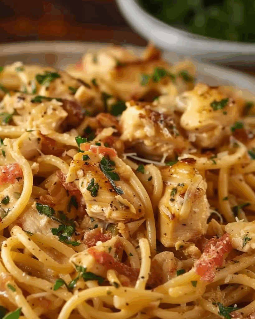 Monterey Chicken Spaghetti