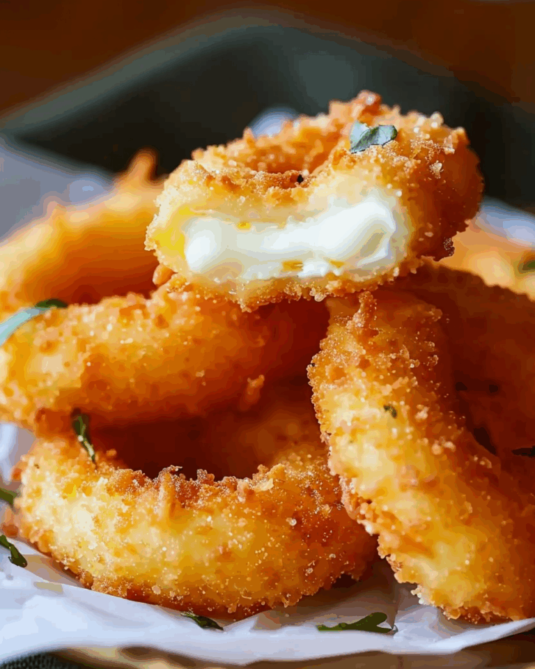 Mozzarella Stick Onion Rings