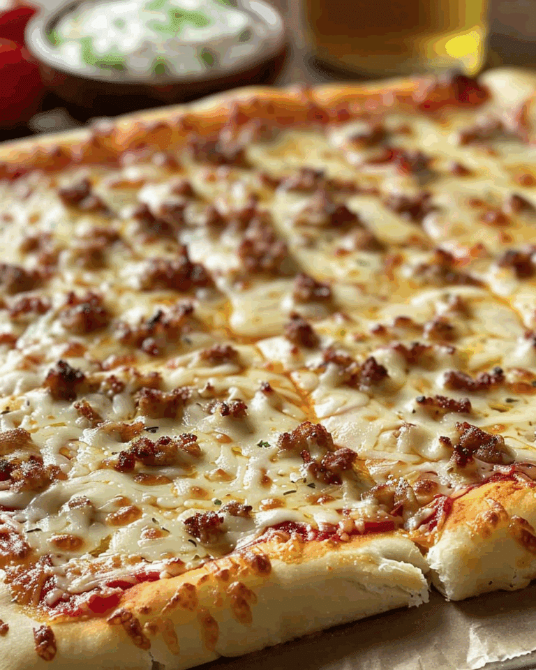 School Pizza Recipe – Nostalgic, Cheesy, and Crowd-Pleasing!
