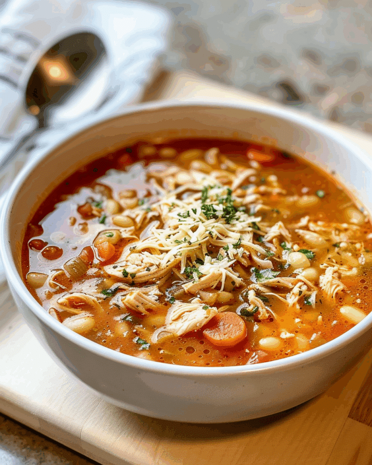 Carrabba’s Copycat Shredded Chicken Soup