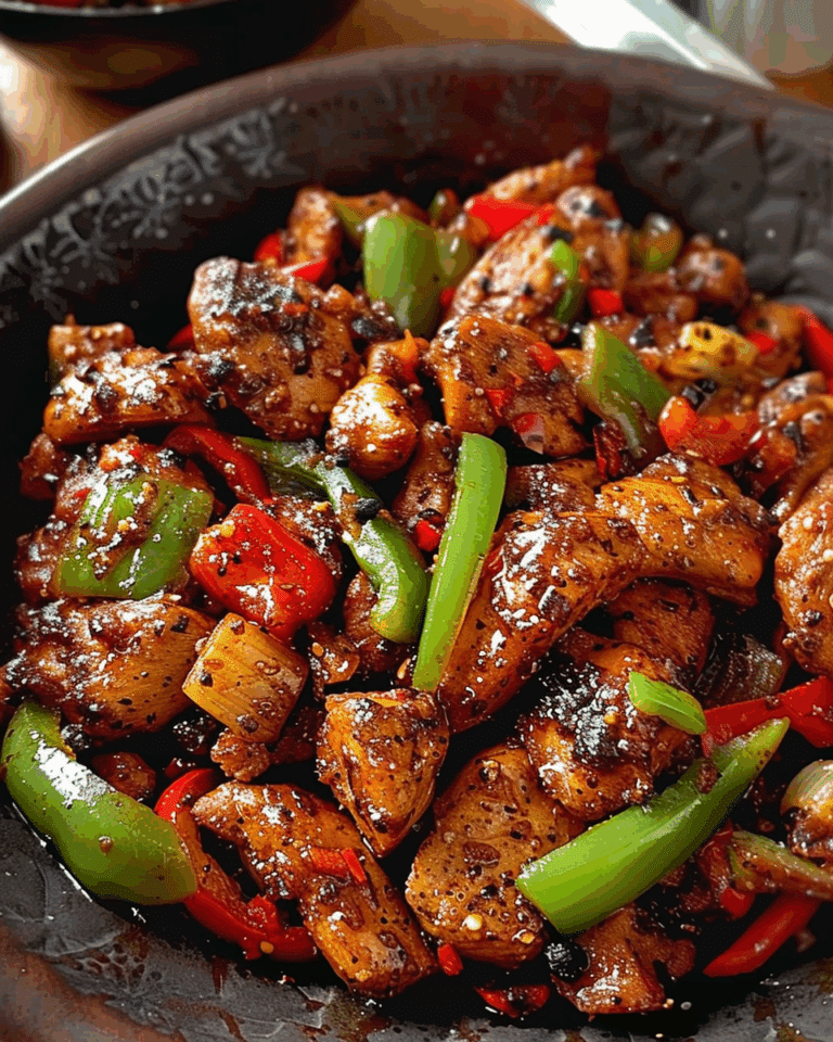 Easy Black Pepper Chicken Recipe