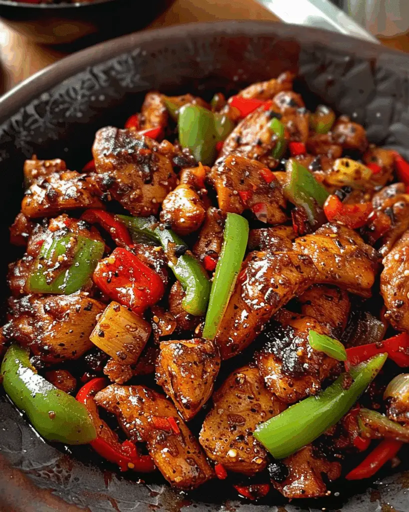Easy Black Pepper Chicken Recipe