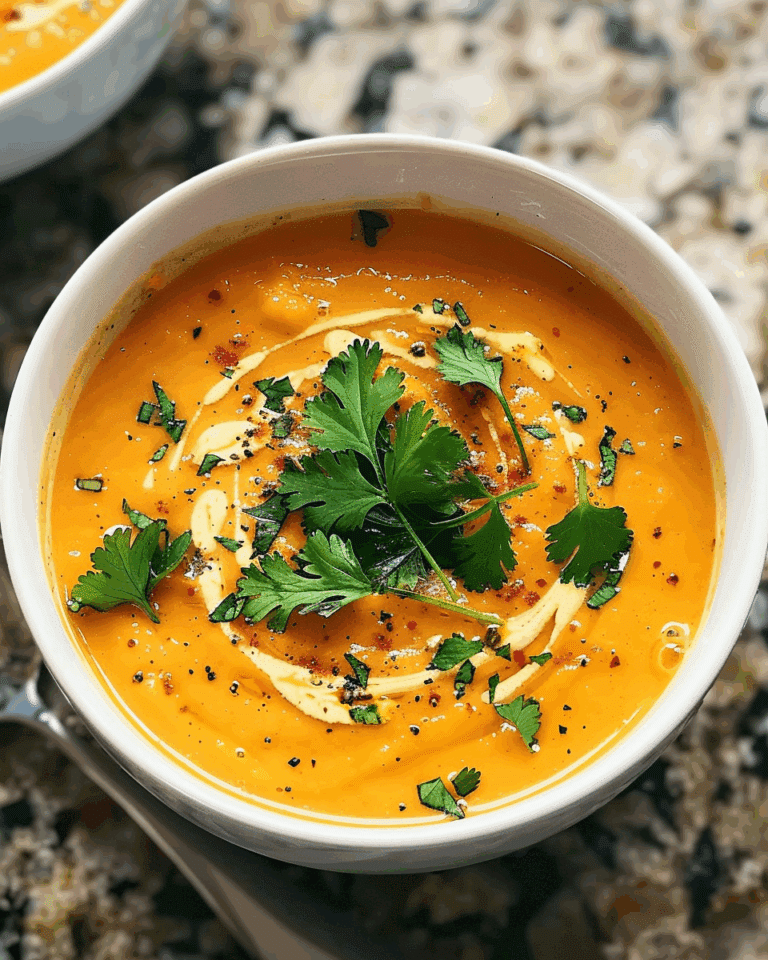 Spicy Butternut Squash and Sweet Potato Soup