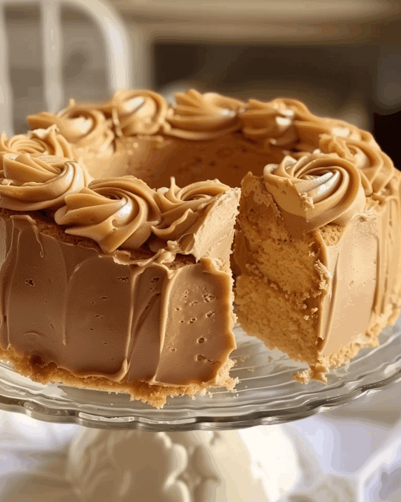 Baptist Pound Cake with Caramel Frosting
