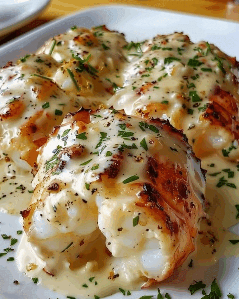Creamy Garlic Butter Lobster Tails with Herb Sauce