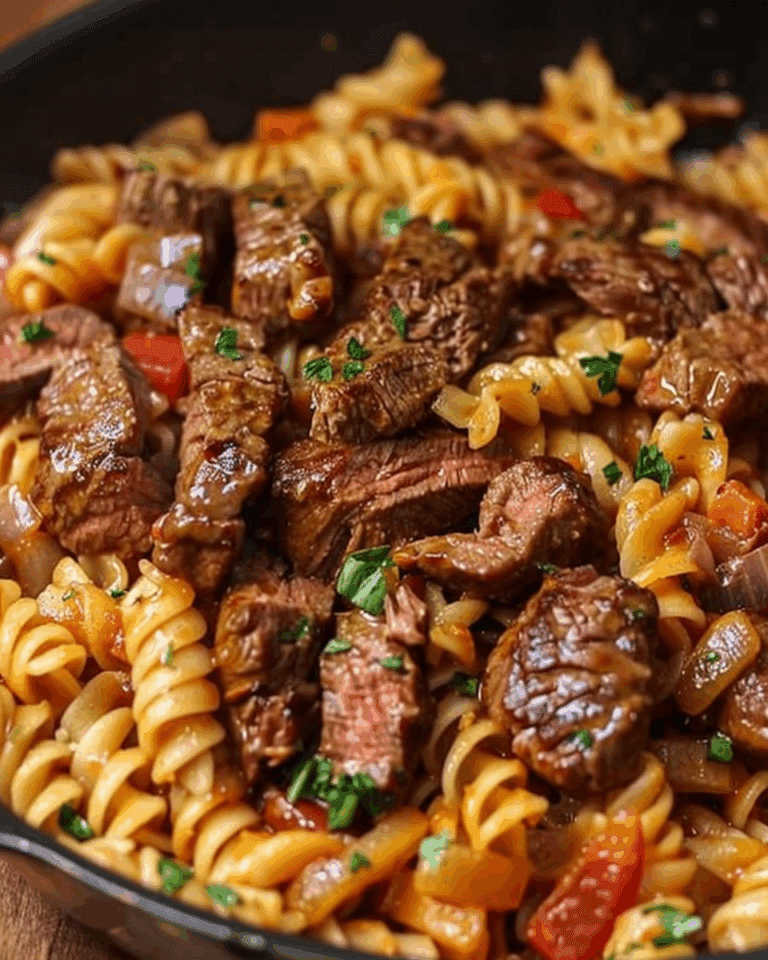 One-Pot Zesty Steak Pasta