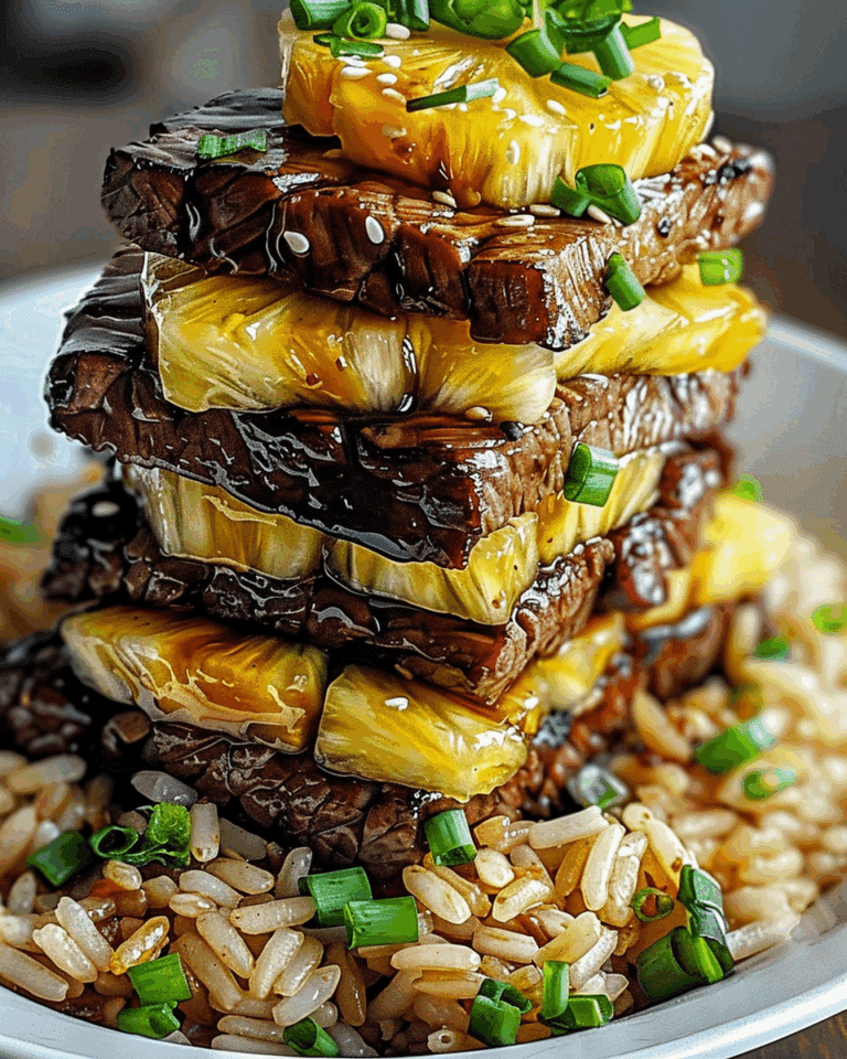 Teriyaki Beef & Pineapple Rice Bowl