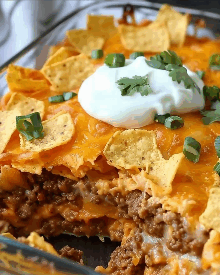 Dorito Casserole with Ground Beef