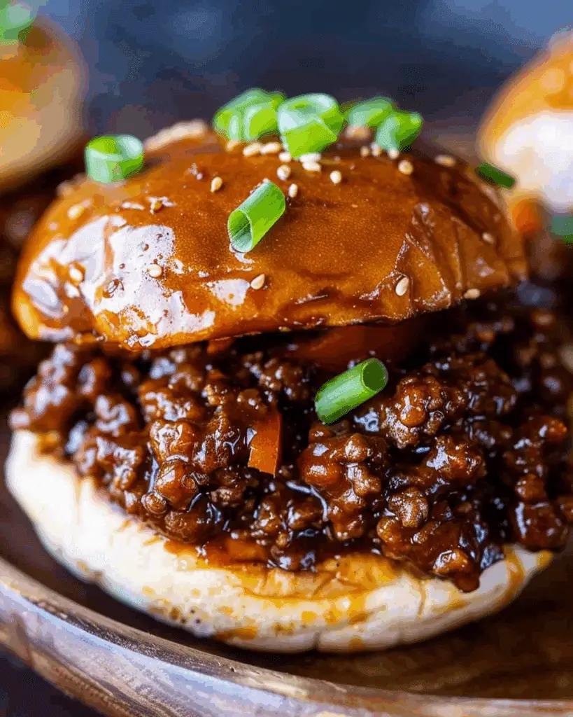 Korean Beef Sloppy Joes