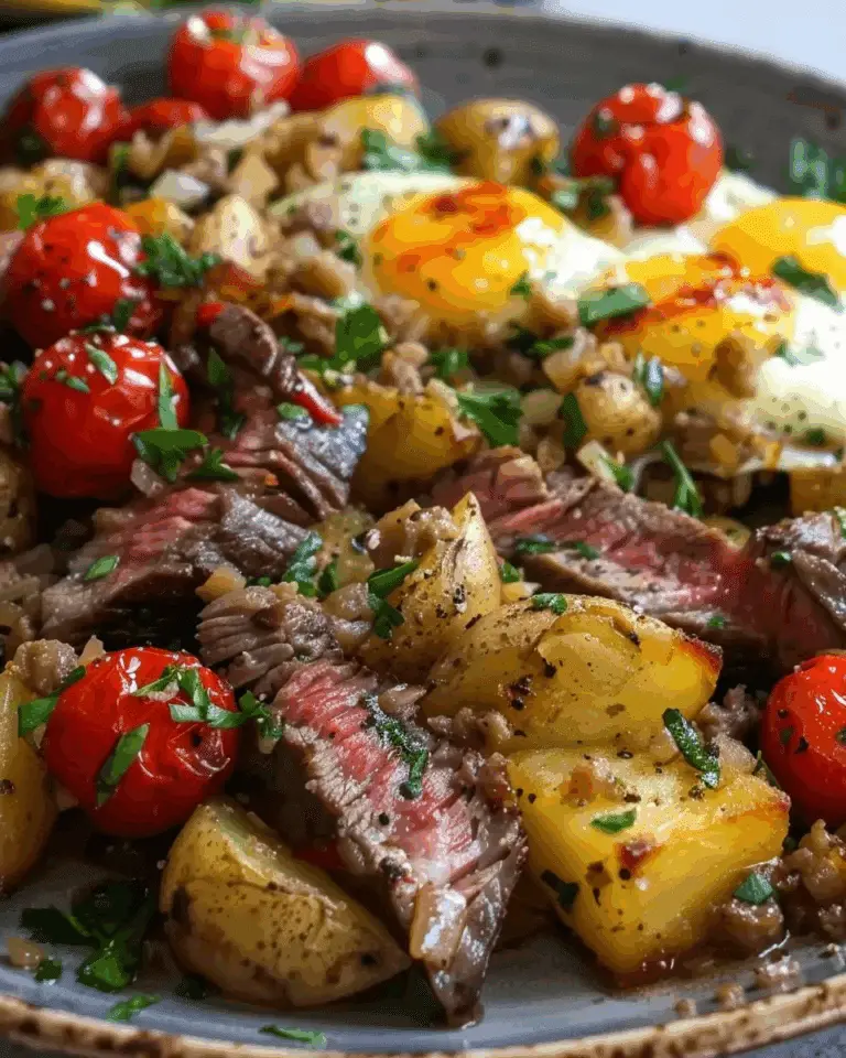 Savory Steak & Potato Breakfast Hash