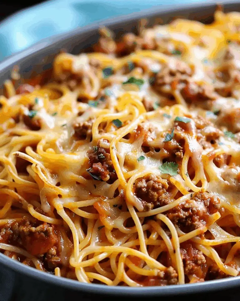 Slow Cooker Spaghetti Casserole