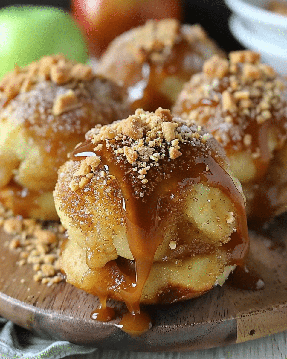 Caramel Apple Pie Bombs