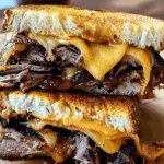 Melted Cheese BBQ Brisket Sandwiches