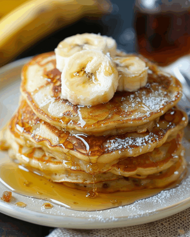 Brown Sugar Banana Pancakes