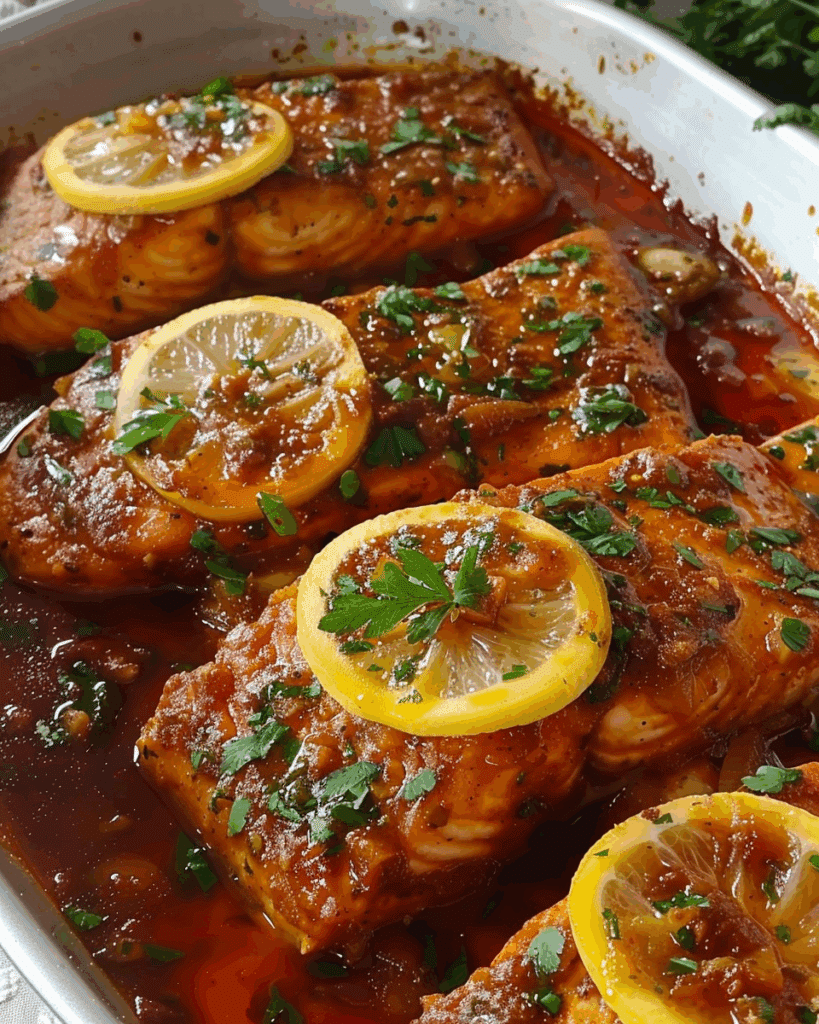 Classic Spicy Moroccan Fish in Rich Sauce
