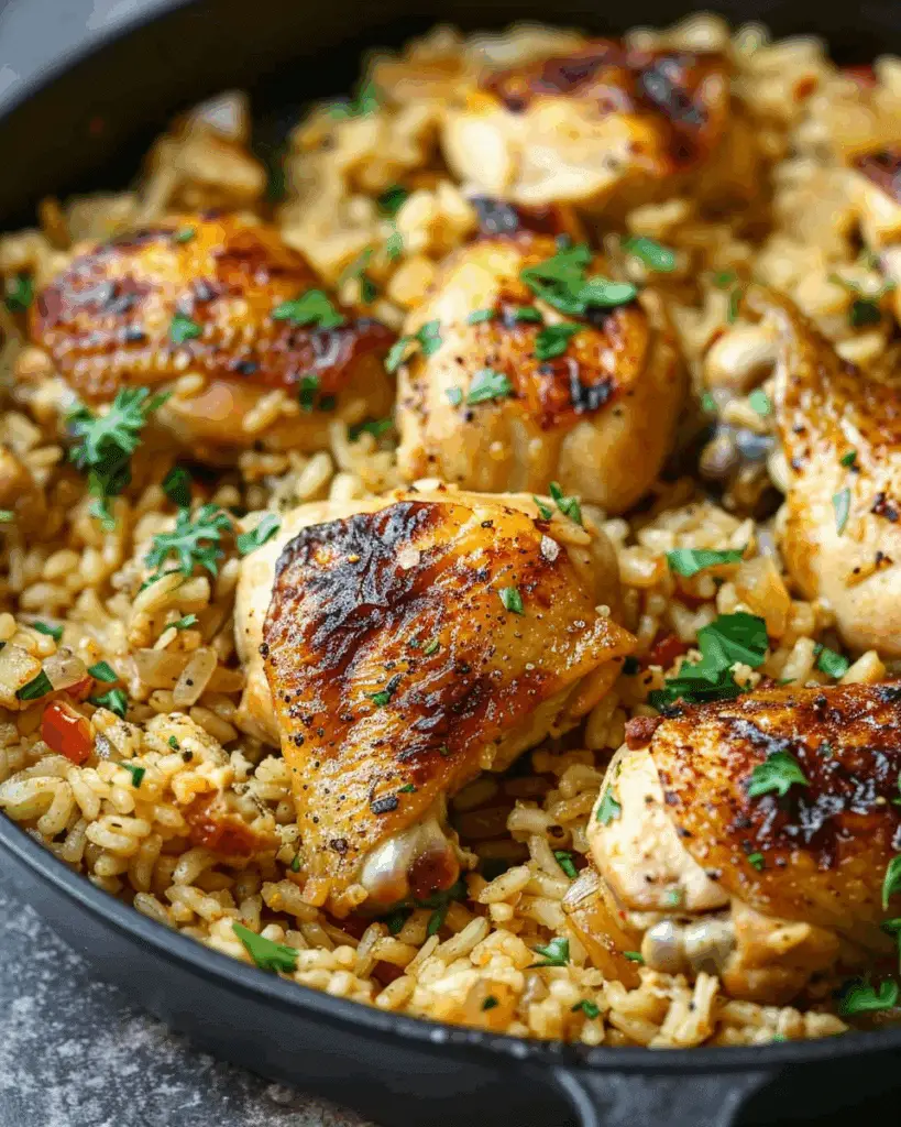 One‑Pot Chicken and Rice