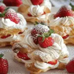 Strawberry Cream Puffs
