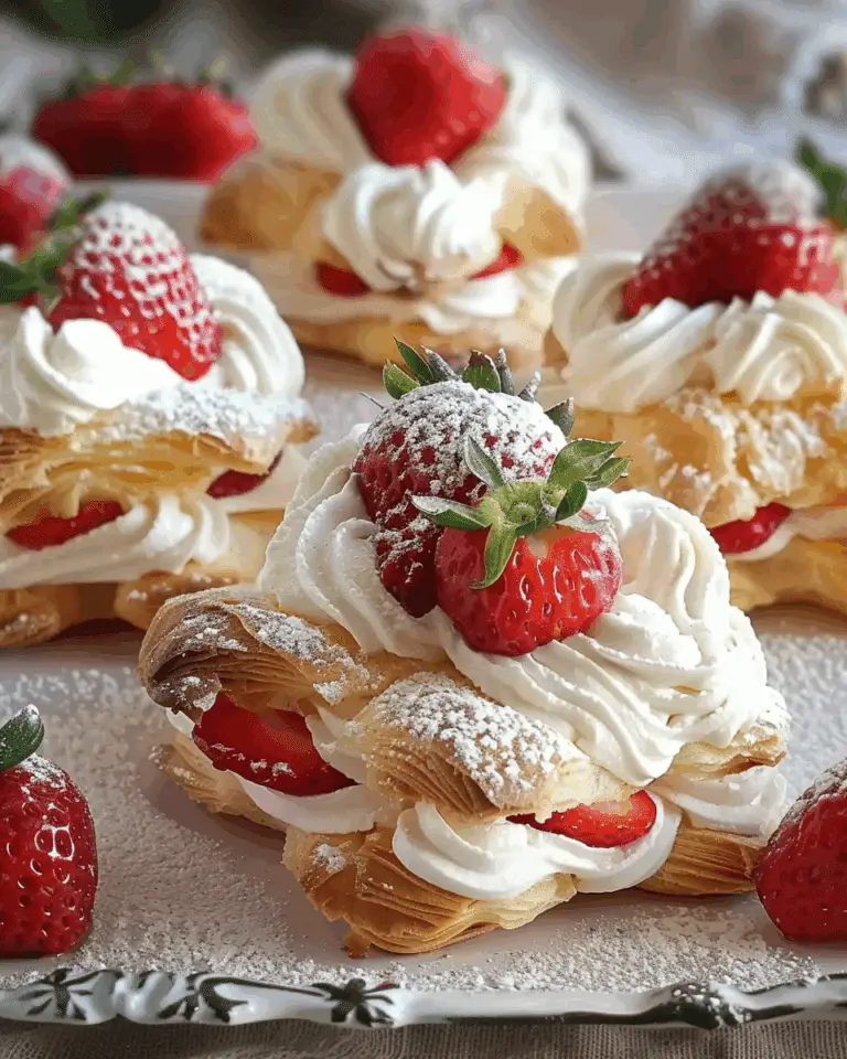 Strawberry Cream Puffs
