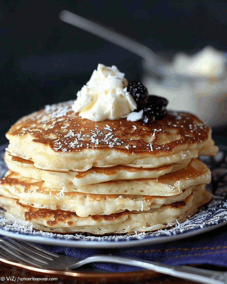 Coconut Cream Pancakes