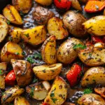 Garlic Herb Roasted Potatoes and Veggies