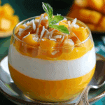 The Best Mango Coconut Panna Cotta