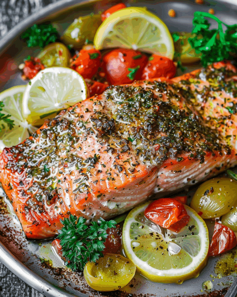 Za’atar Garlic Salmon Recipe