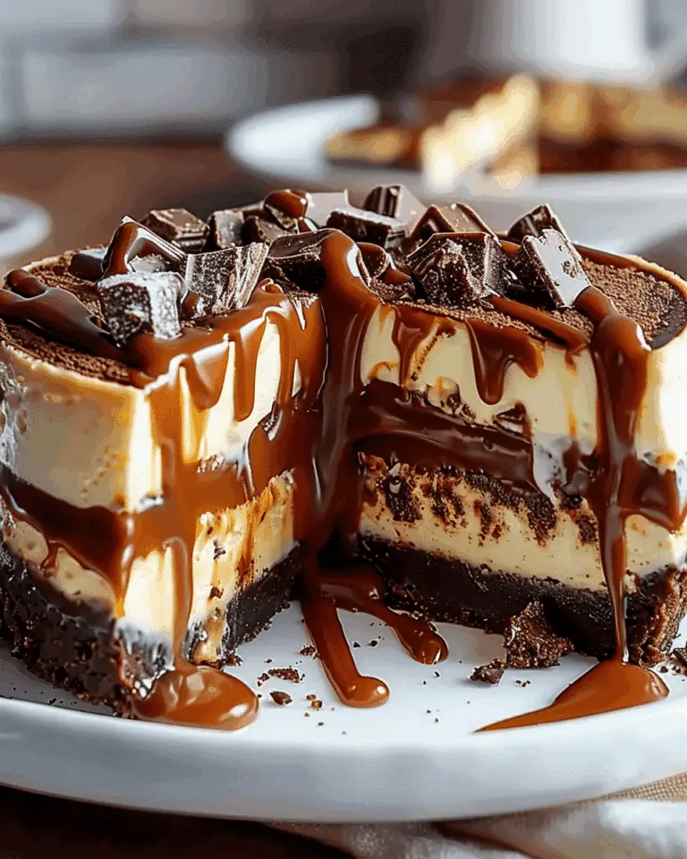 Caramel Brownie Cheesecake