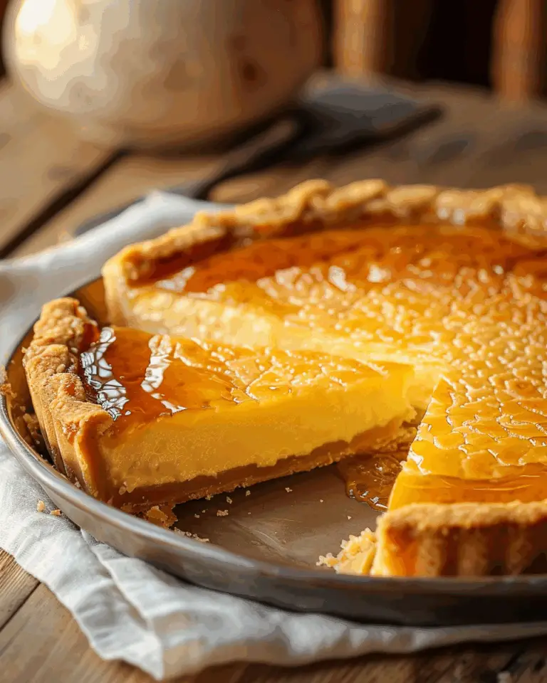 Golden Greek Honey Pie (Melopita)