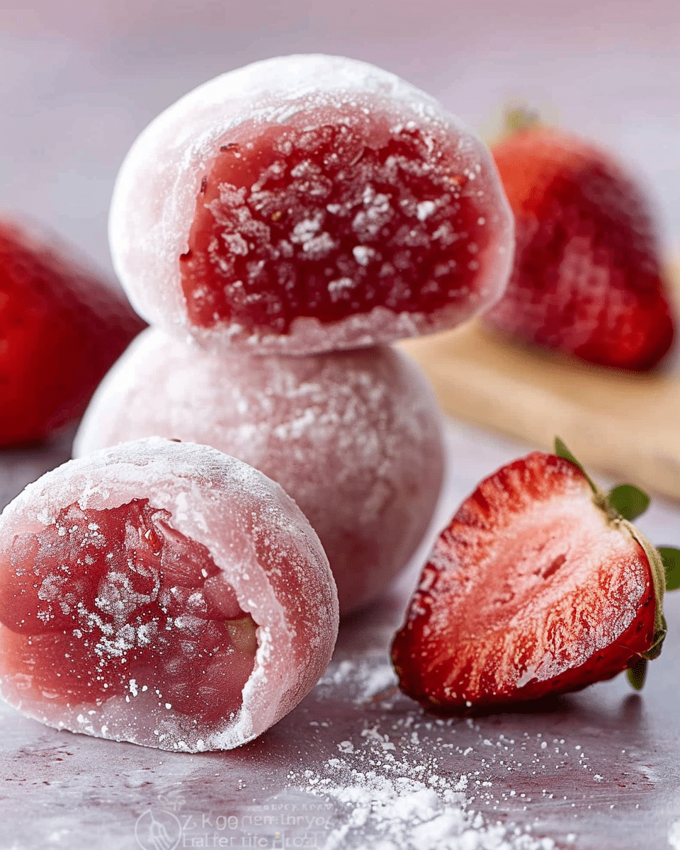 Strawberry Mochi