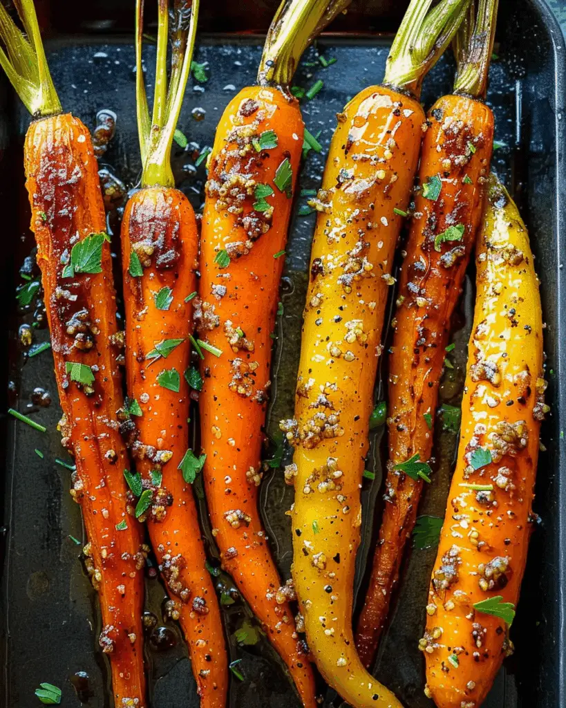 Maple Dijon Roasted Carrots
