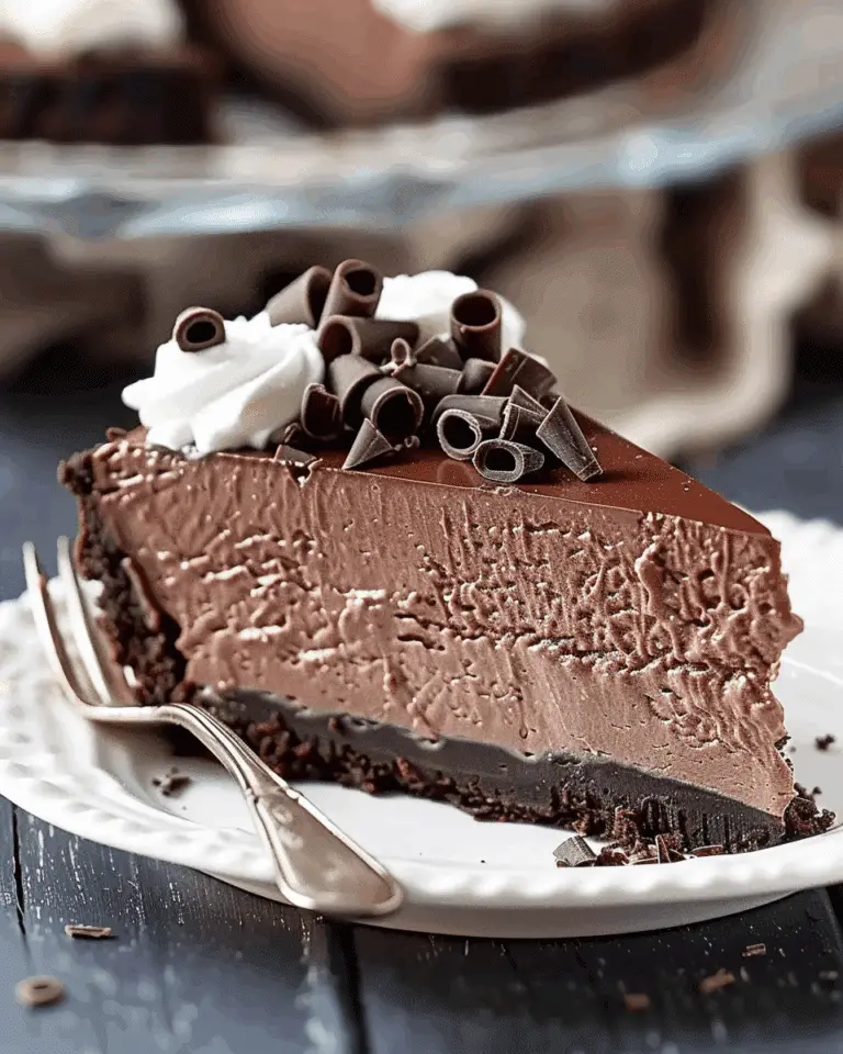 No Bake Chocolate Cheesecake