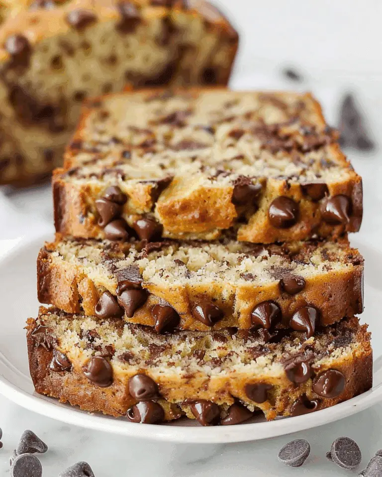 Chocolate Chip Banana Bread Recipe
