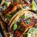 Crispy Salmon Tacos