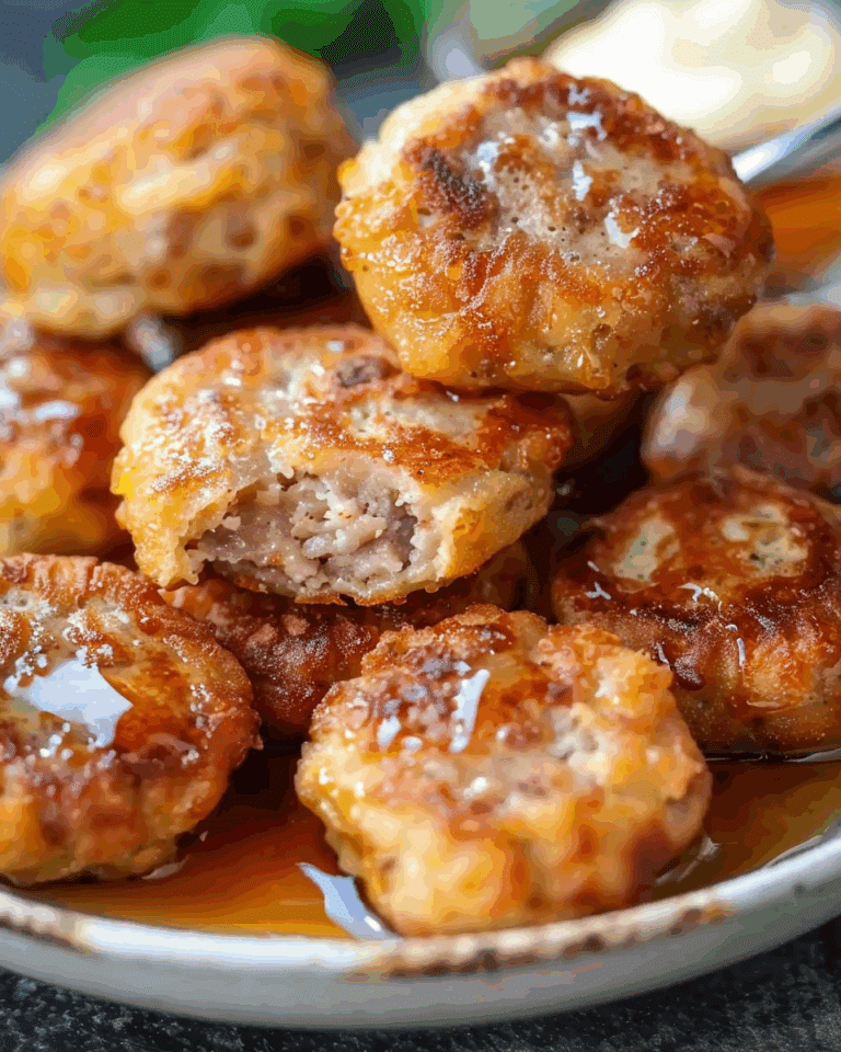 Pancake Sausage Bites