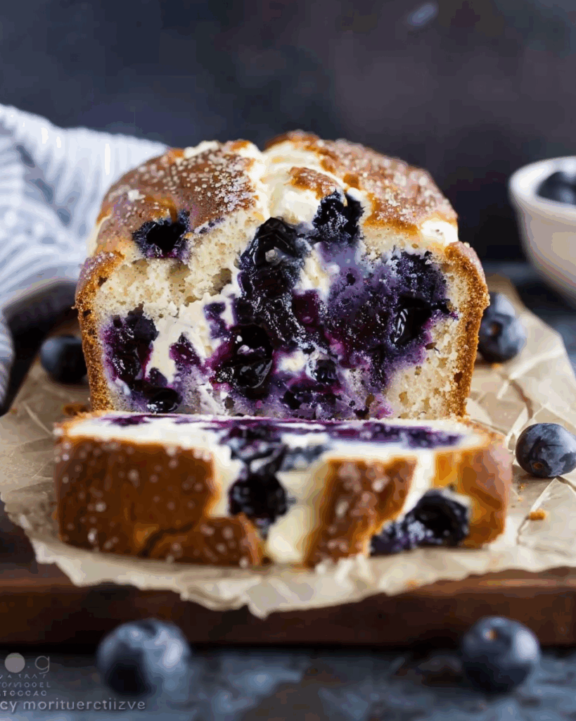 Blueberry Cream Cheese Bread Recipe: Sweet and Creamy