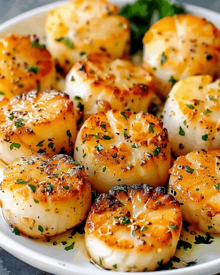 Garlic Butter Air Fryer Scallops