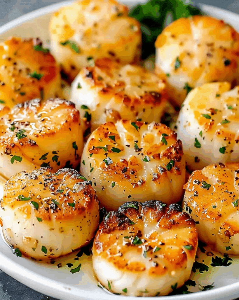 Garlic Butter Air Fryer Scallops