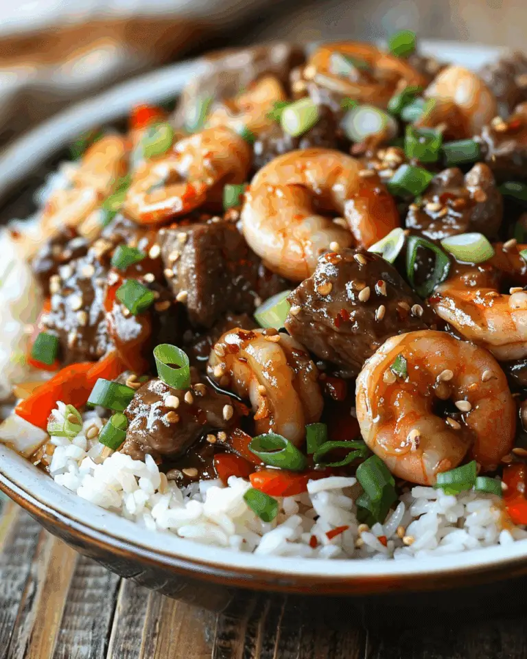 Hoisin Beef, Shrimp, and Veggie Delight